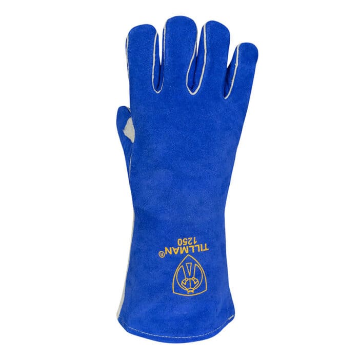 1250 Premium Side Split Cowhide Stick Welding Glove - Image 4