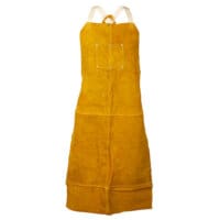 4242 Bourbon Brown Cowhide Bib Apron