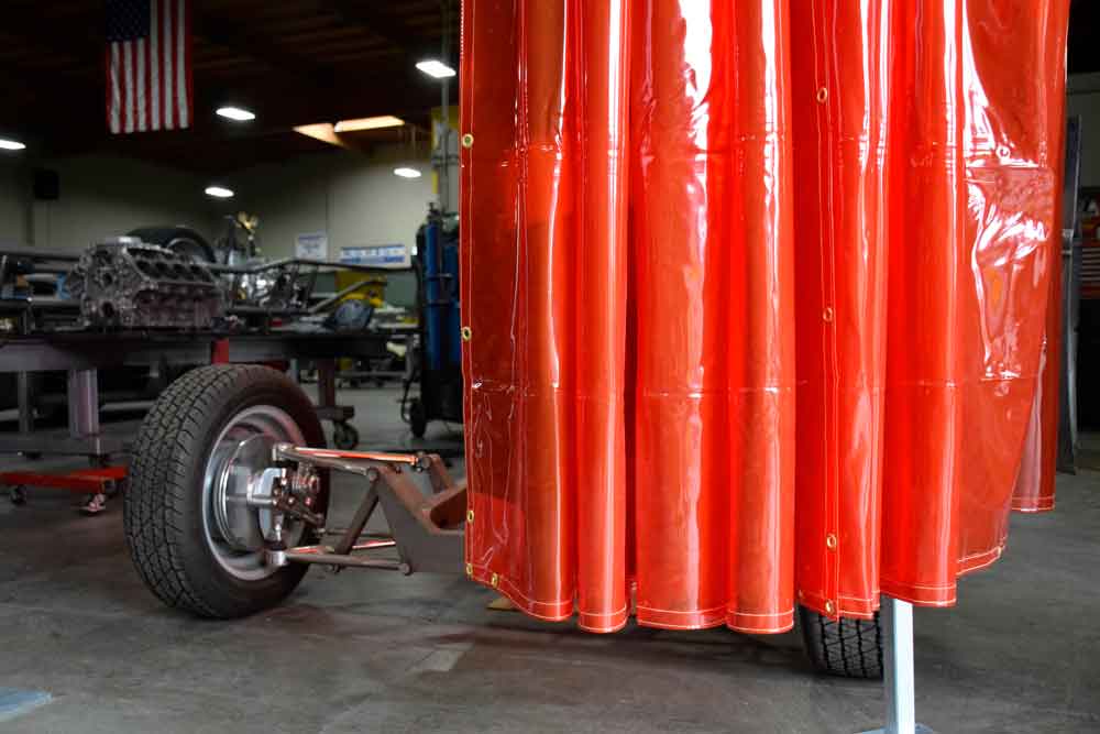 Tillman Red ArcShield? Pre-Grommeted Welding Curtain