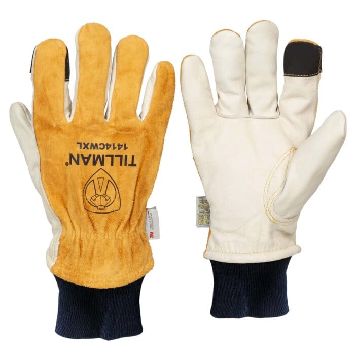 1414CW Top Grain/Split Water Resistant Cowhide Winter Glove with Touchscreen Capabilities