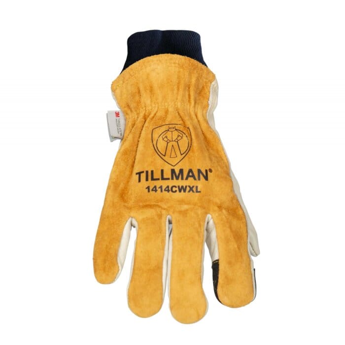 1414CW Top Grain/Split Water Resistant Cowhide Winter Glove with Touchscreen Capabilities - Image 3