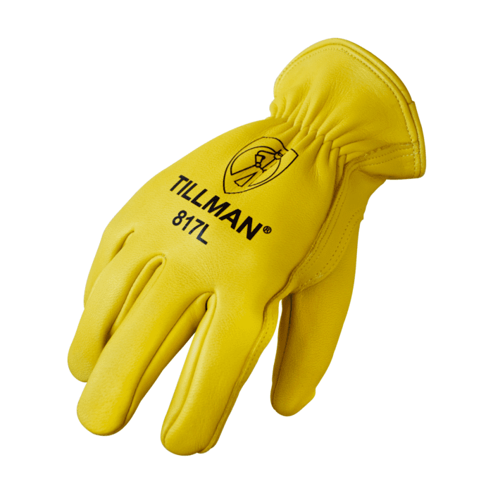 817 Elkskin drivers glove - thirds view